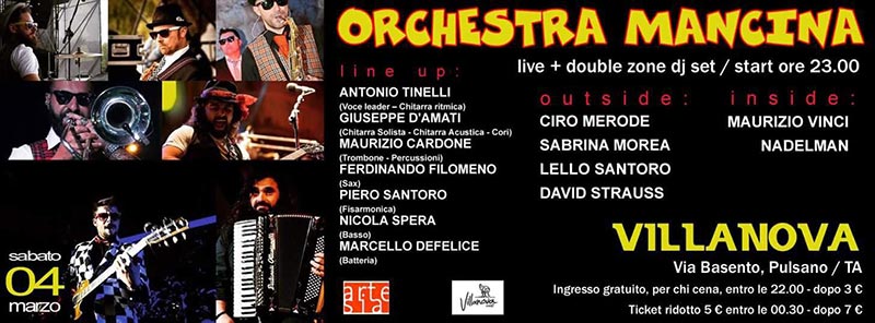 Orchestra Mancina @Villanova