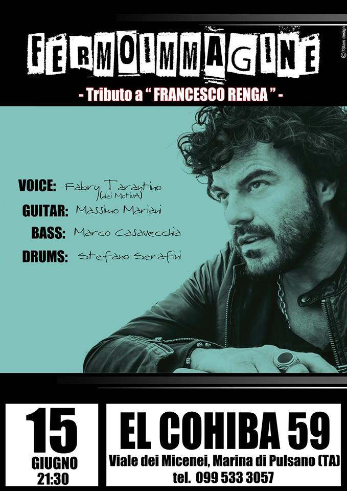 Fermoimmagine Francesco Renga Tribute Band Live @El Cohiba 59