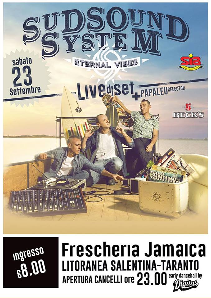 Sud Sound System live Dj Set feat. papaleu Selector @Frescheria Jamaica