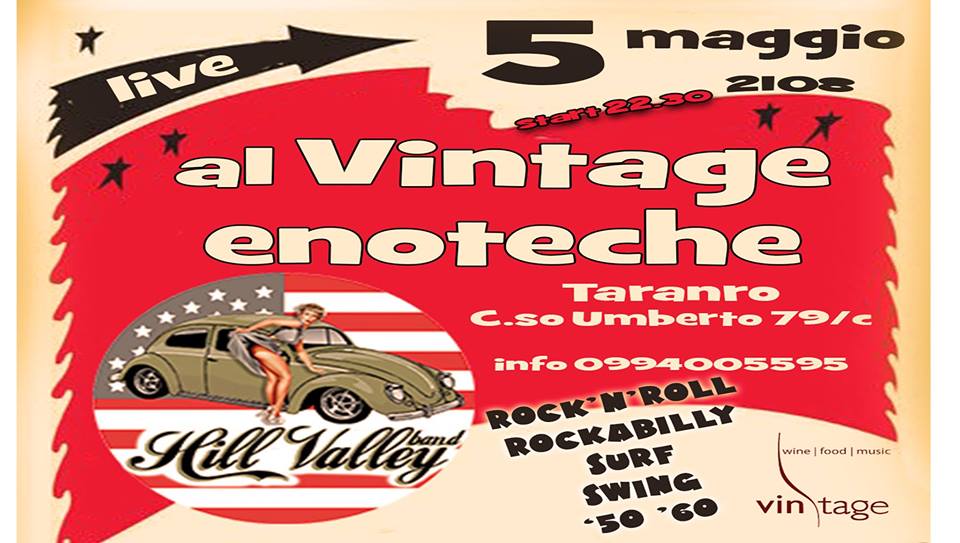 Hill Valley band live @Vintage Enoteche
